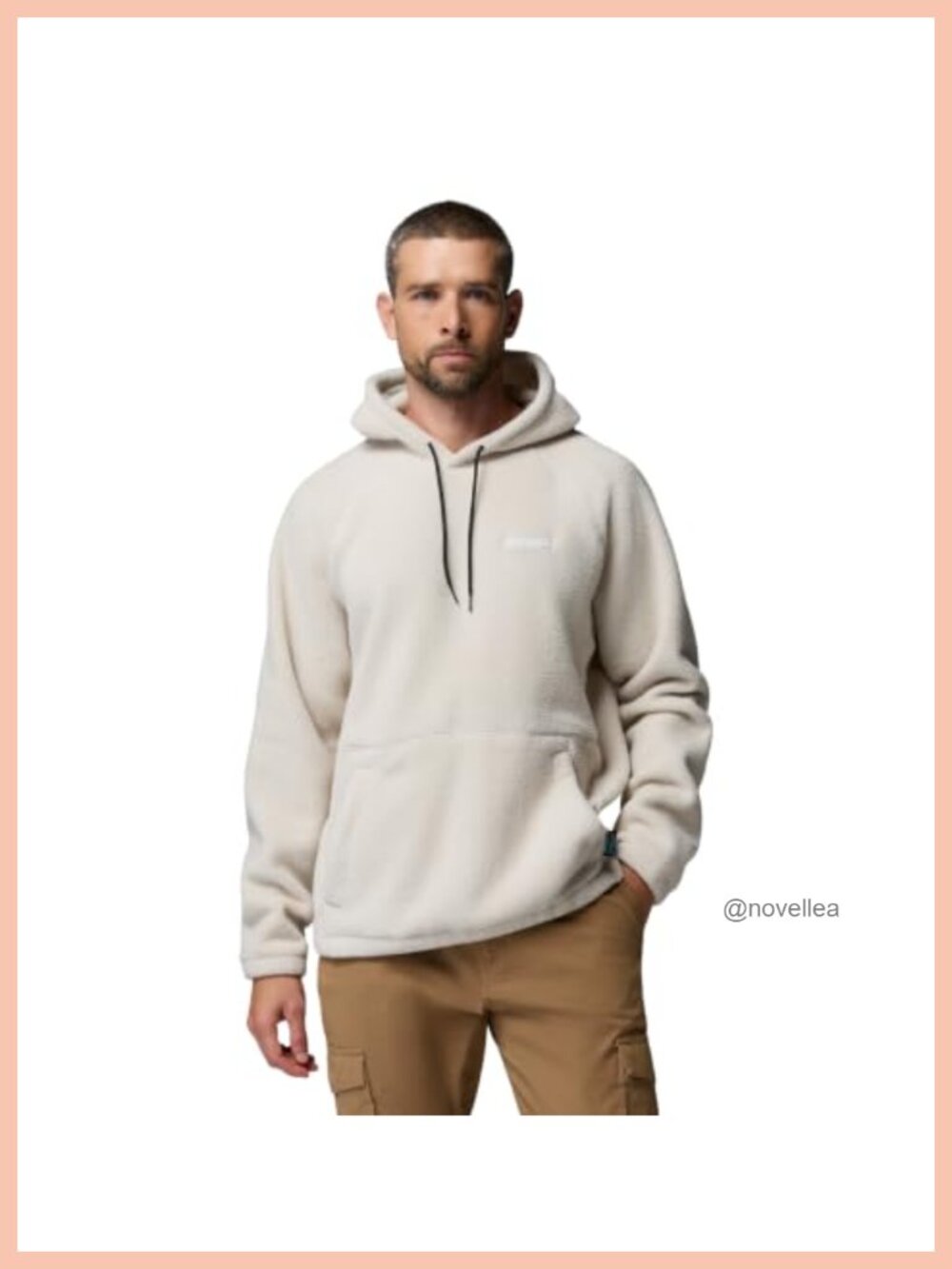 Fleece Hoodie Pullover Water Repellent Regular Fit